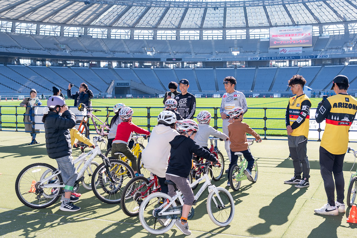 写真: 前回のサイクルスクールの様子