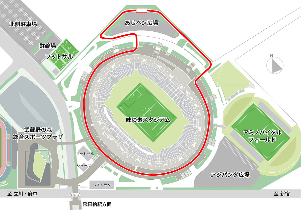 コースマップの図